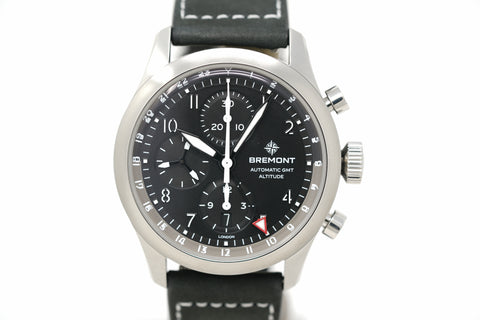 Pre-Owned Bremont Altitude Chronograph GMT ALT42-CHR-G-SS-BK-L-S