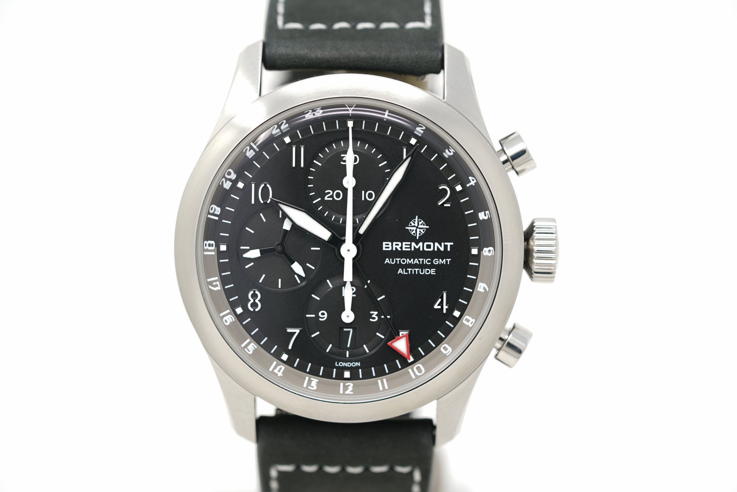 Pre-Owned Bremont Altitude Chronograph GMT ALT42-CHR-G-SS-BK-L-S