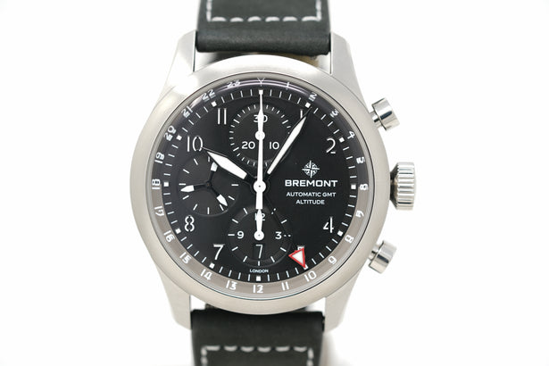 Pre-Owned Bremont Altitude Chronograph GMT ALT42-CHR-G-SS-BK-L-S