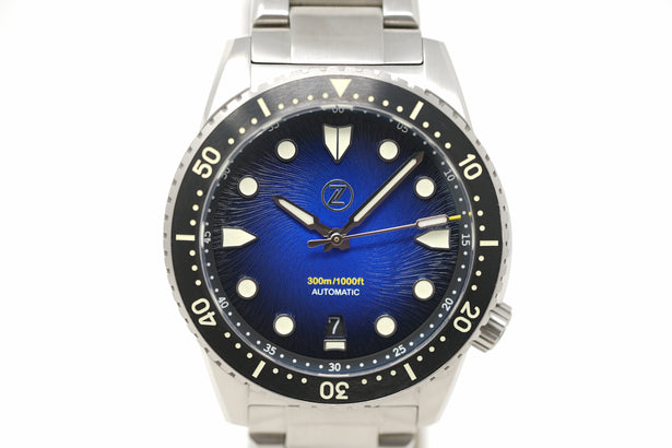 Pre-Owned Zelos Mako 300m Diver 'Midnight Blue'