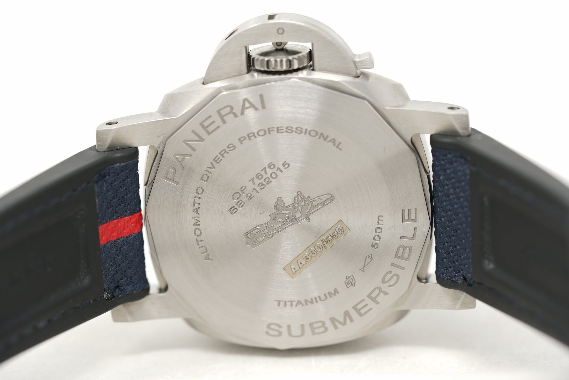Pre-Owned Panerai Submersible GMT Luna Rossa PAM01507 AA Series