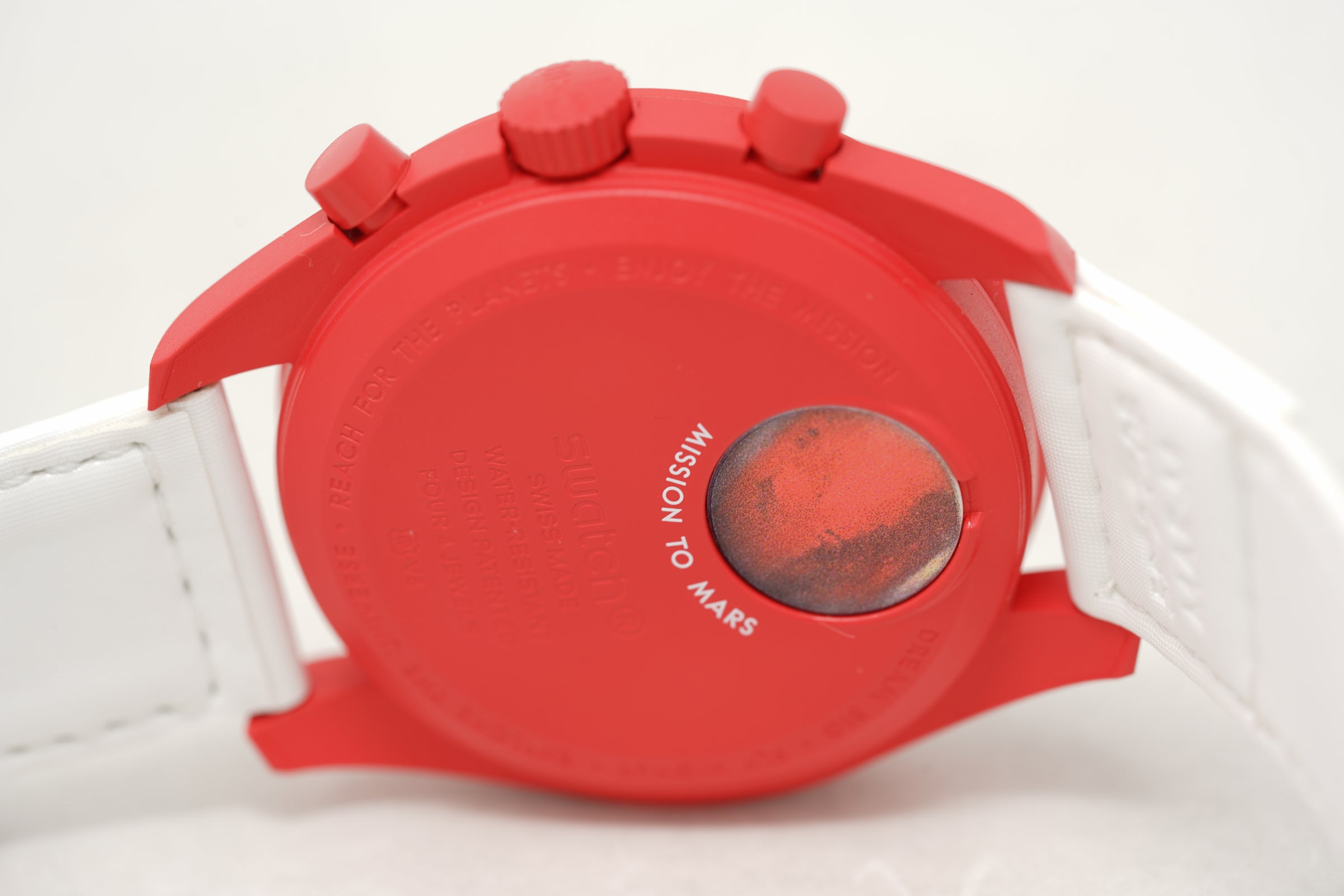 Pre-Owned Swatch x Omega MoonSwatch Mission to Mars SO33R100