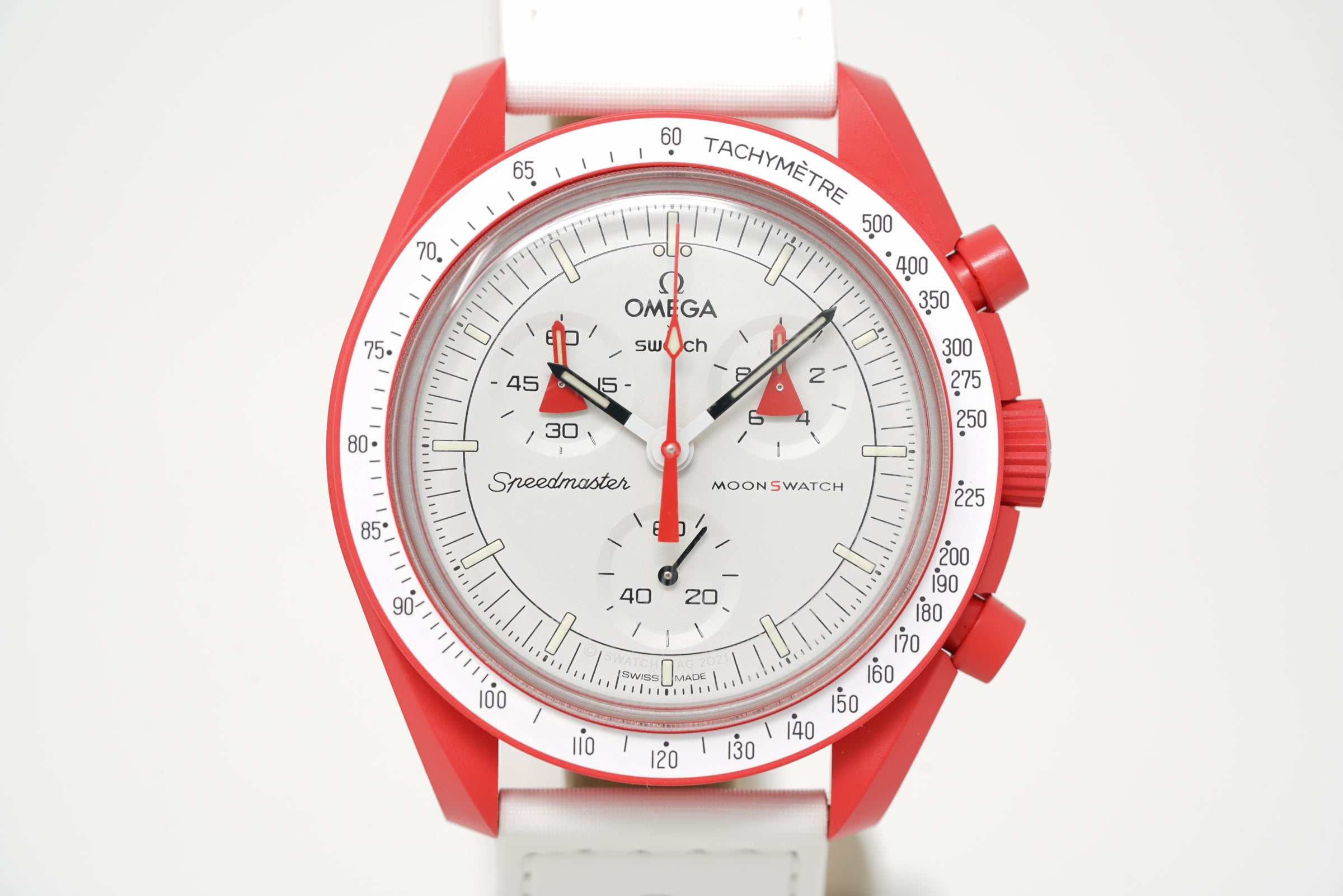 Pre-Owned Swatch x Omega MoonSwatch Mission to Mars SO33R100