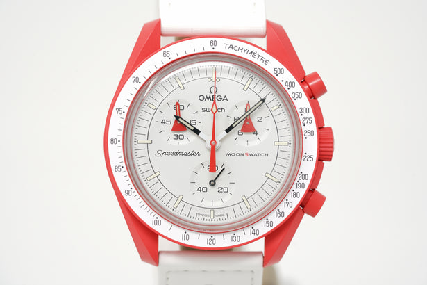 Pre-Owned Swatch x Omega MoonSwatch Mission to Mars SO33R100