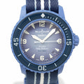 Pre-Owned Swatch x Blancpain Scuba Fifty Fathoms Atlantic Ocean SO35A100