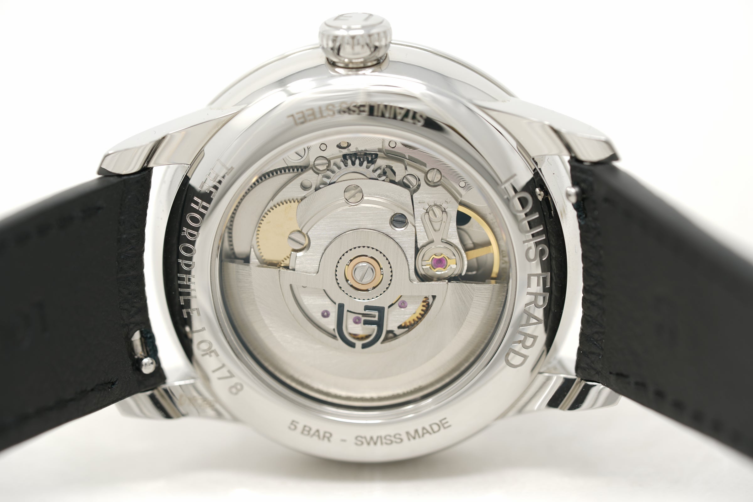 Pre-Owned Louis Erard x The Horophile Metropolis La Petite Seconde Salmon 34248AA64.BVA150