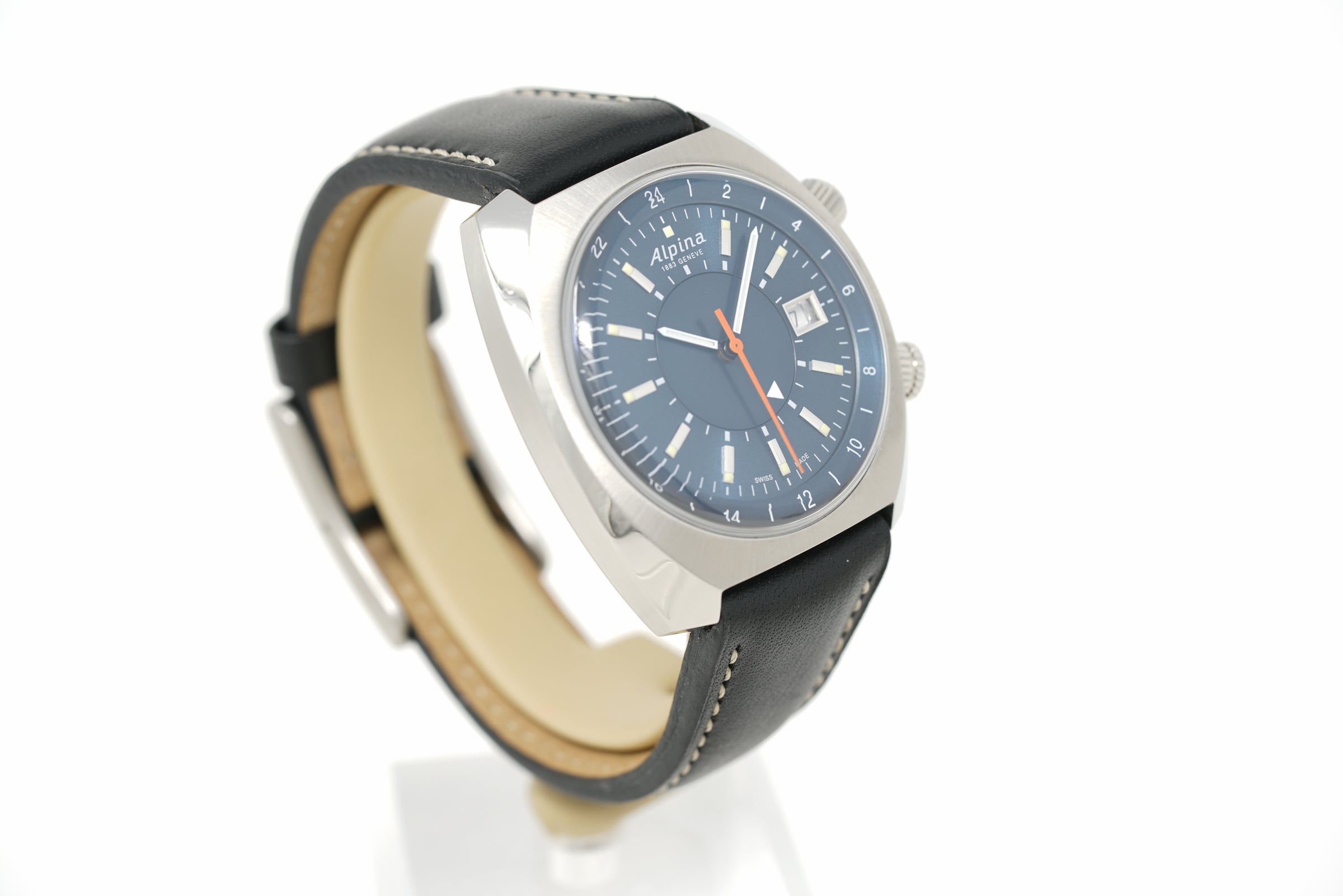 Pre-Owned Alpina Startimer Pilot Heritage GMT AL-555N4H6