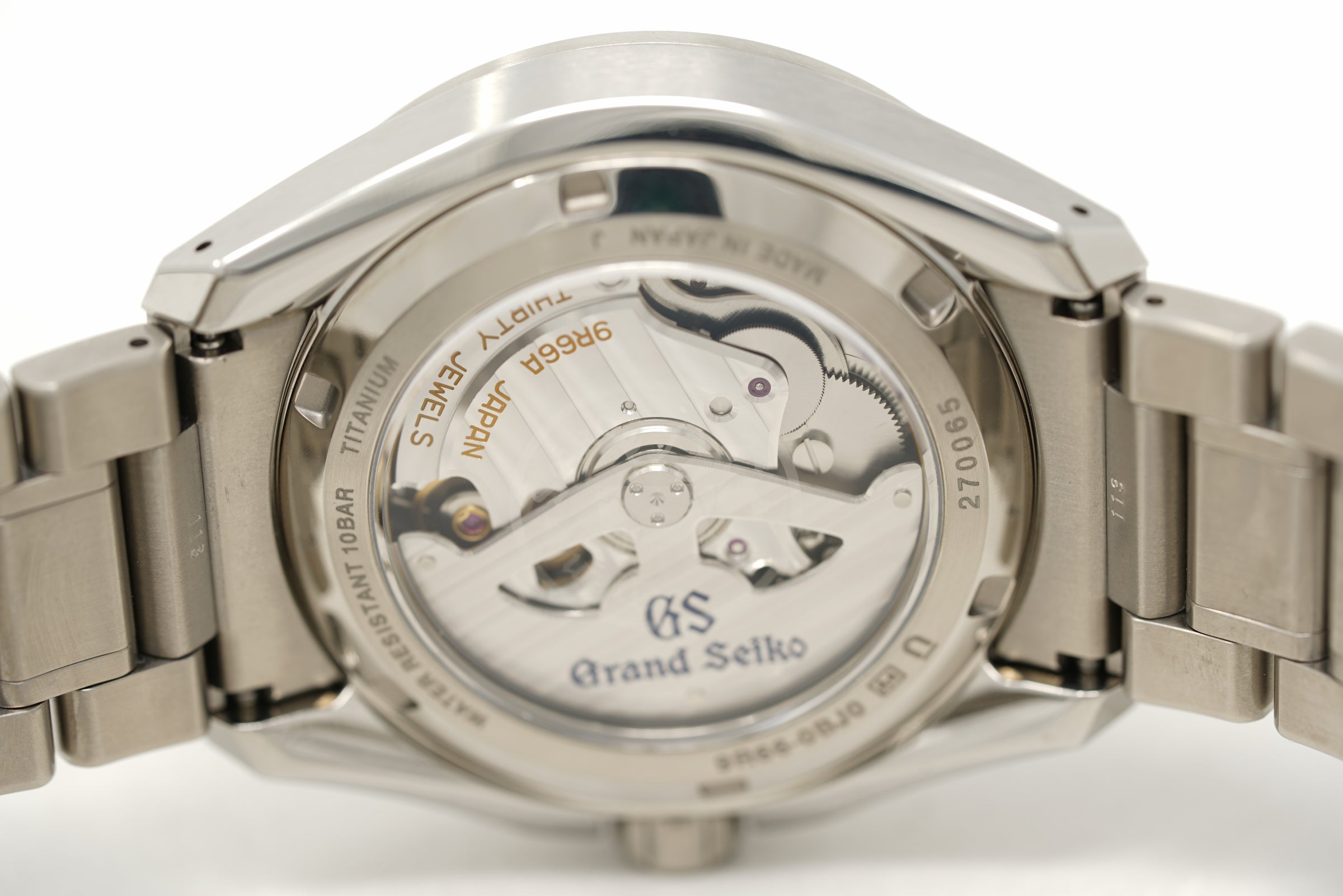 Pre-Owned Grand Seiko Evolution 9 Spring Drive GMT 'Mistflake' SBGE285