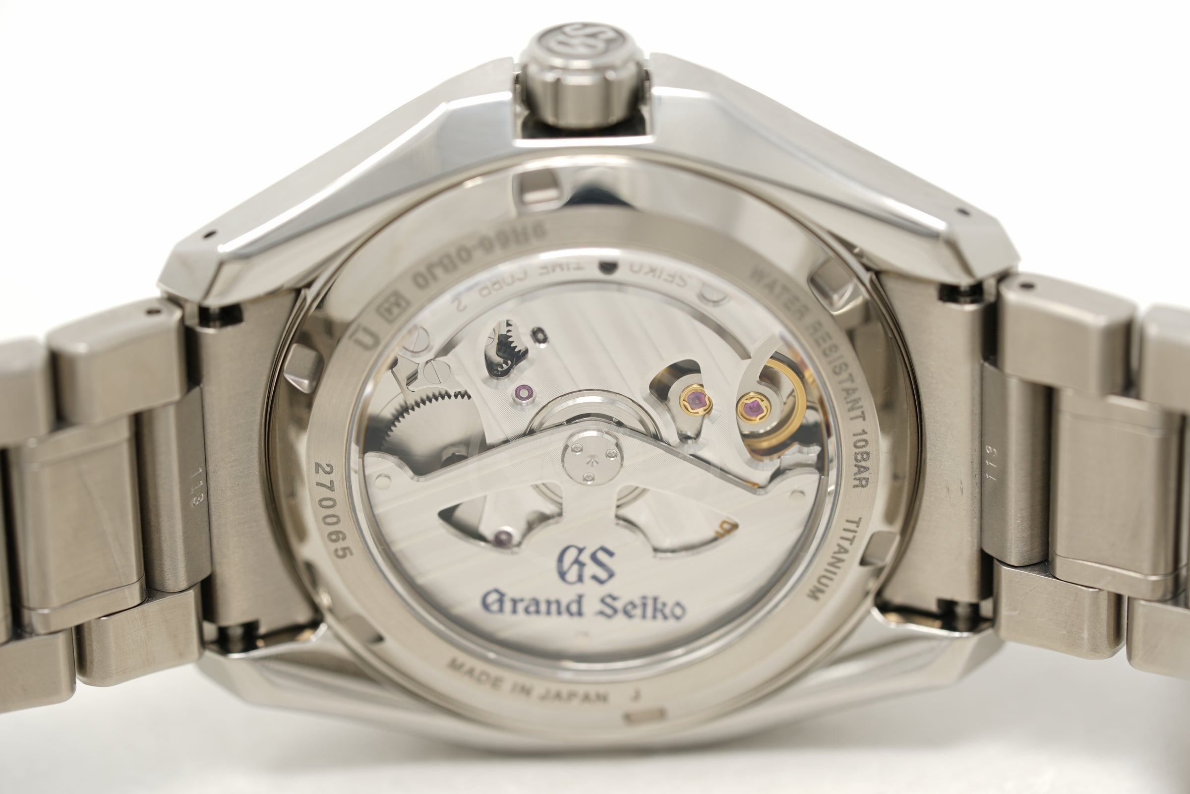 Pre-Owned Grand Seiko Evolution 9 Spring Drive GMT 'Mistflake' SBGE285