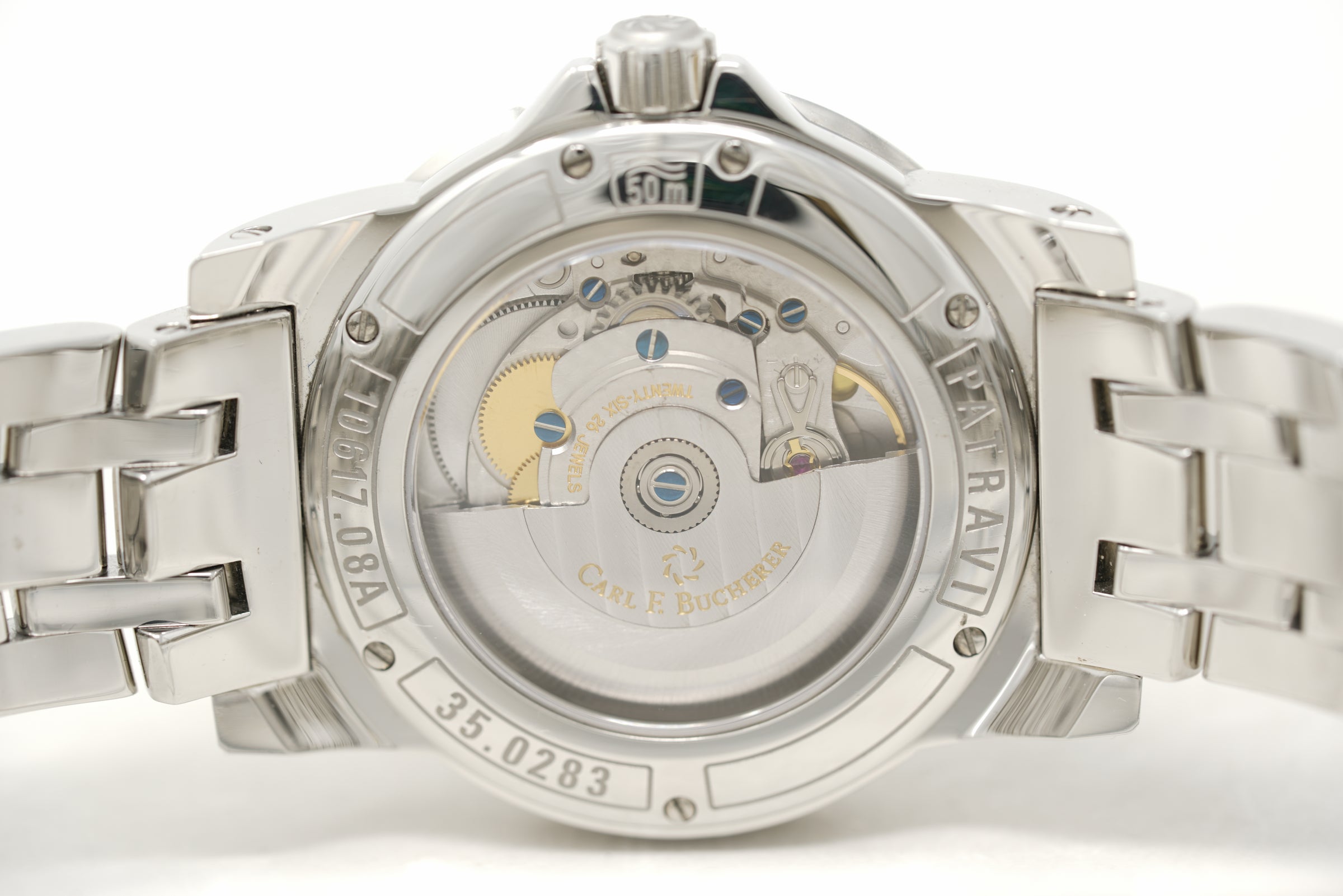 Pre-Owned Carl F. Bucherer Patravi Autodate 00.10617.08.13.01