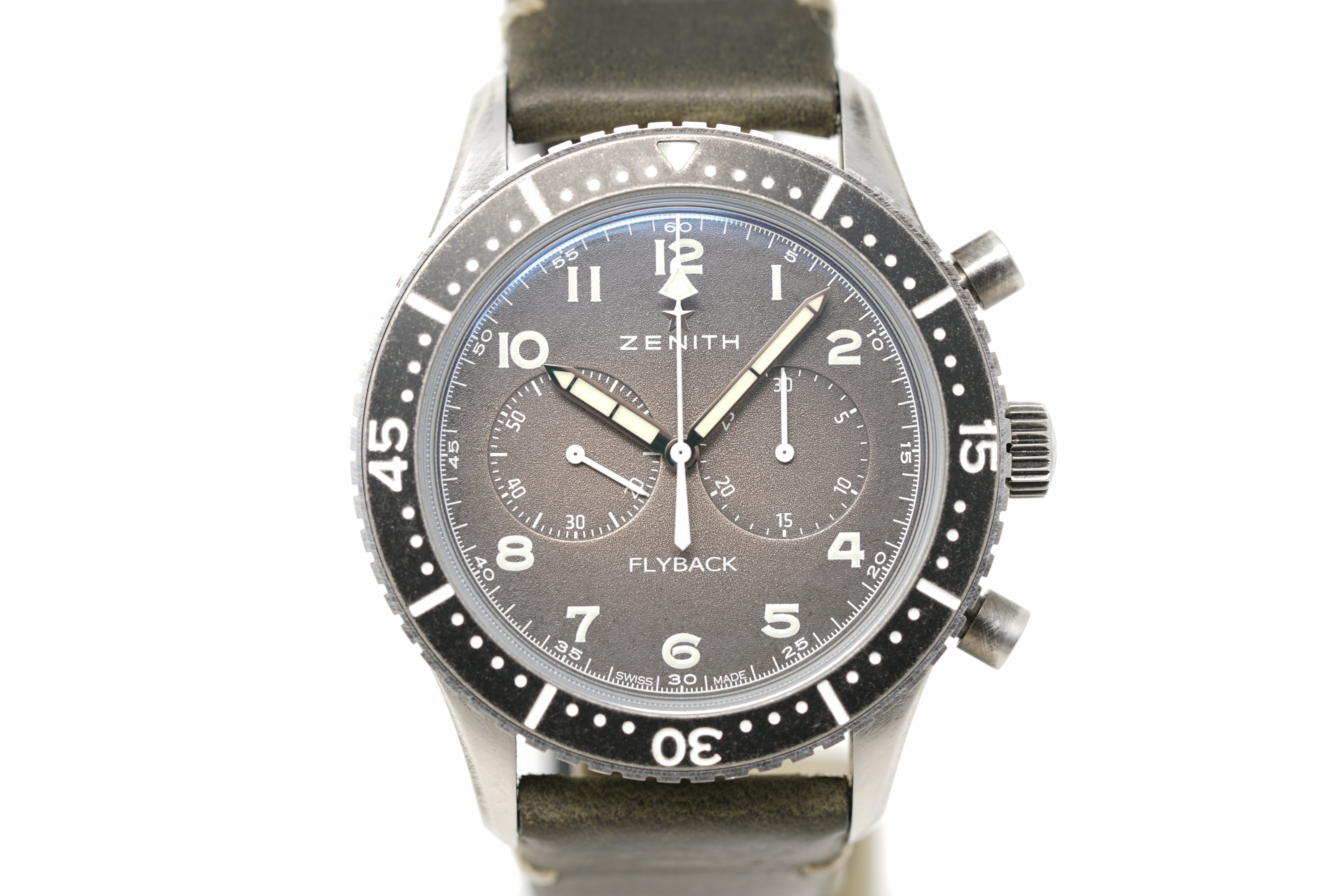 Pre-Owned Zenith Cronometro Tipo CP-2 Flyback 11.2240.405/21.C773