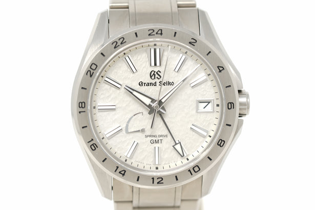 Pre-Owned Grand Seiko Evolution 9 Spring Drive GMT 'Mistflake' SBGE285