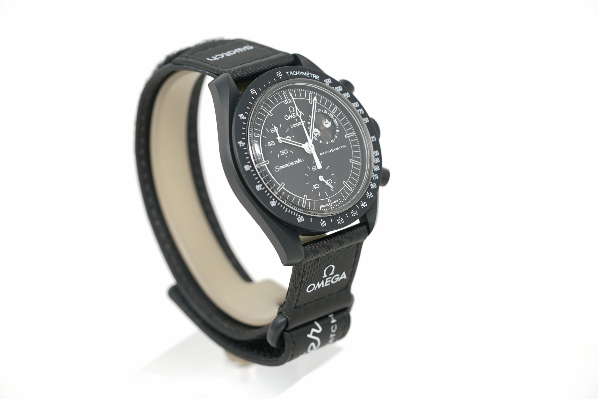 Pre-Owned Swatch x Omega MoonSwatch Mission to the Moonphase 'New Moon' SO33B700