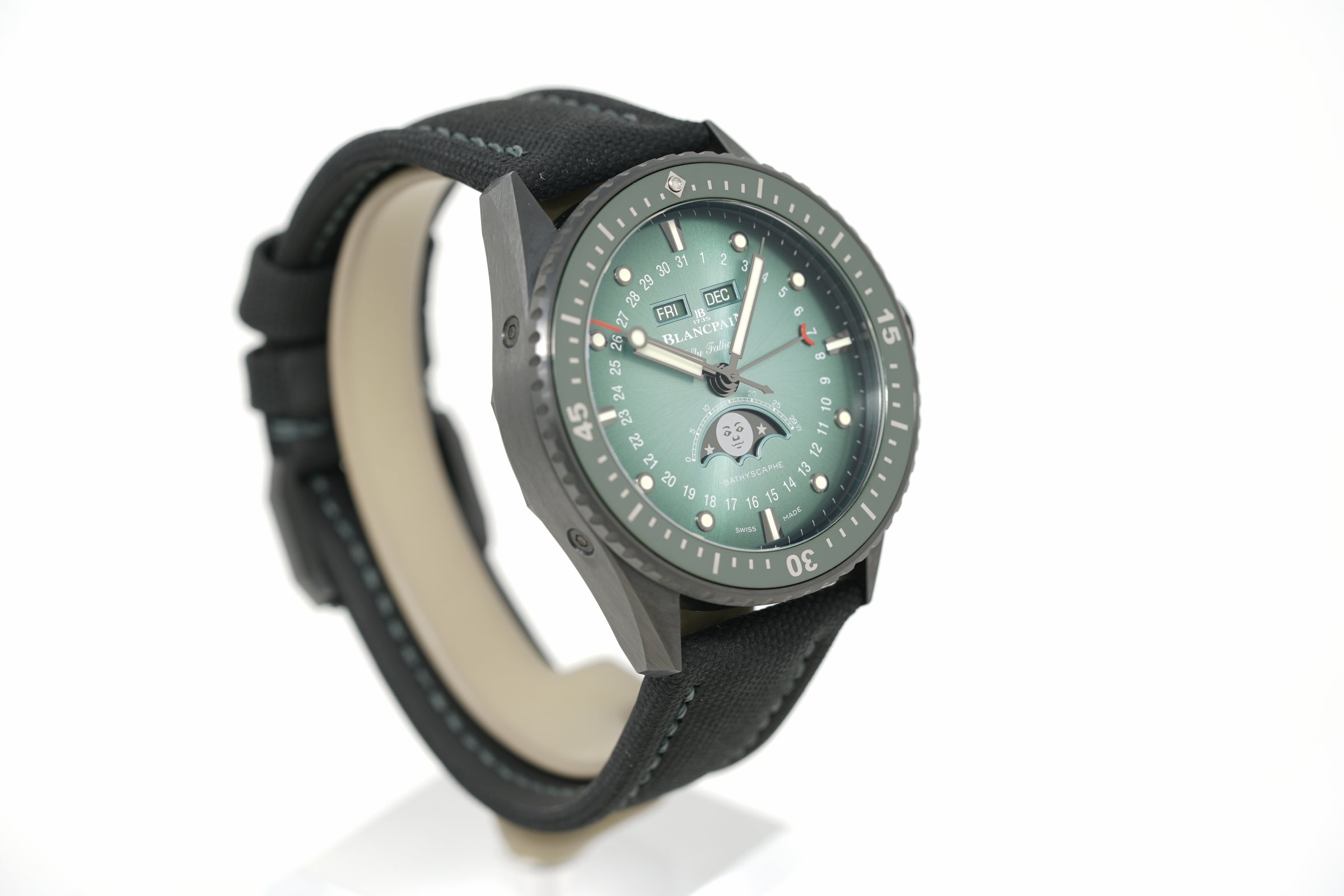 Pre-Owned Blancpain Bathyscaphe Quantième Complet Phases de Lune 5054 0153 B52A
