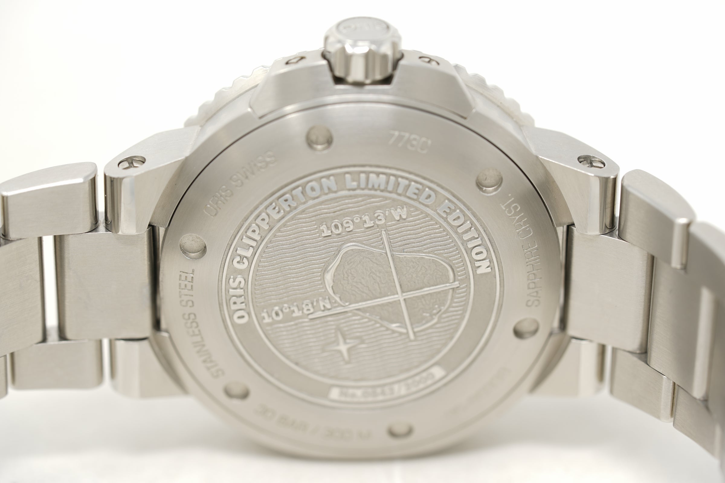 Pre-Owned Oris Aquis Date Clipperton Limited 01 733 7730 4185-Set RS