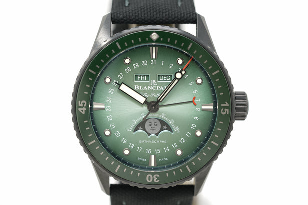 Pre-Owned Blancpain Bathyscaphe Quantième Complet Phases de Lune 5054 0153 B52A