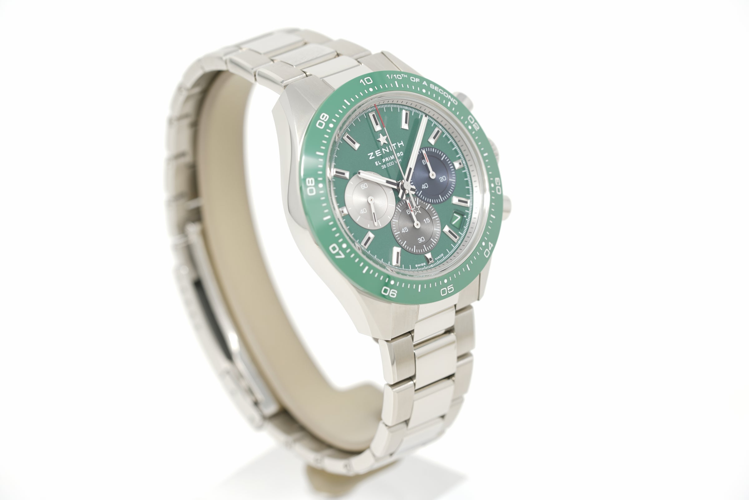 Pre-Owned Zenith Chronomaster Sport Green 03.3119.3600/56.M3100