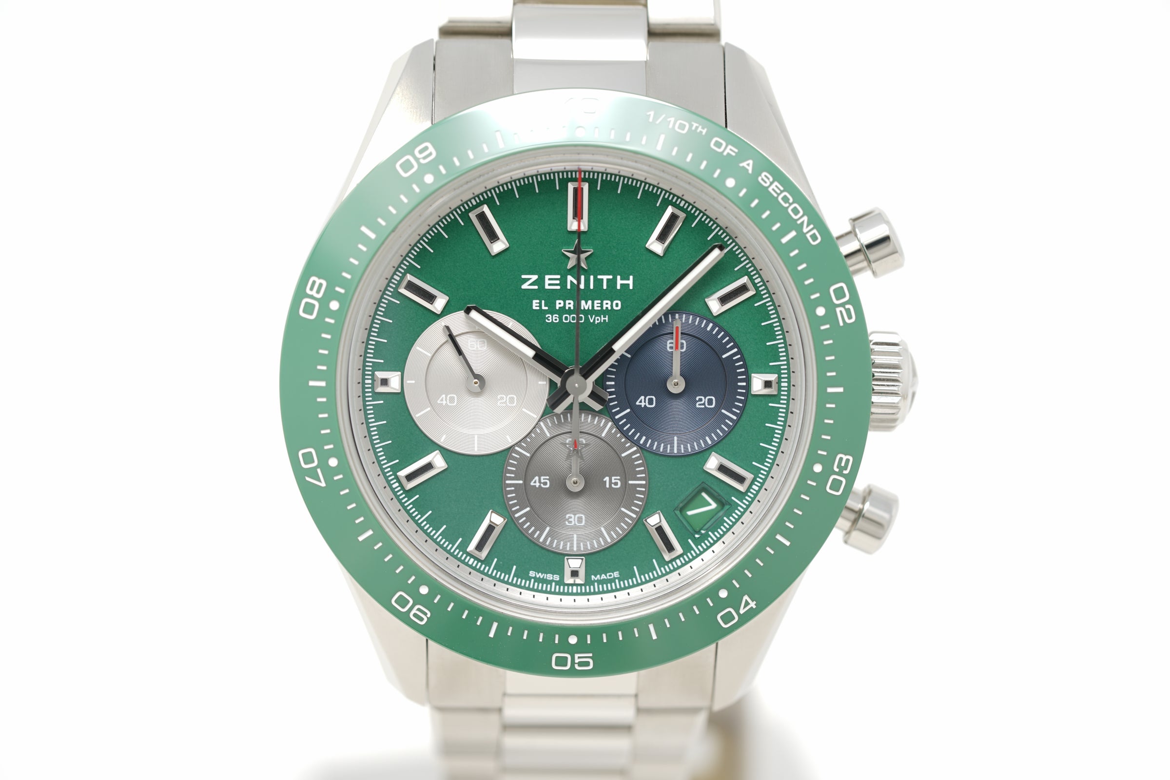 Pre-Owned Zenith Chronomaster Sport Green 03.3119.3600/56.M3100