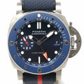 Pre-Owned Panerai Submersible GMT Luna Rossa PAM01507 AA Series