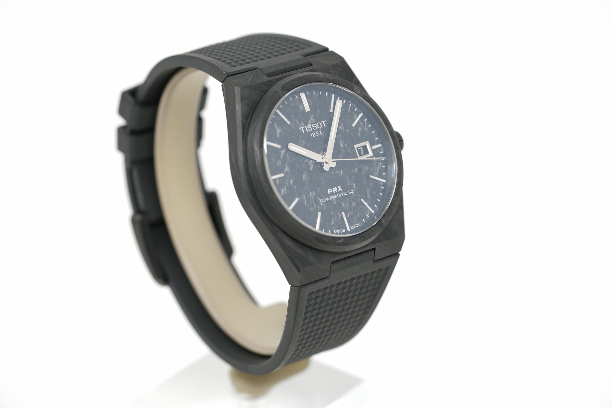 Pre-Owned Tissot PRX Powermatic 80 Carbon T137.907.97.201.00