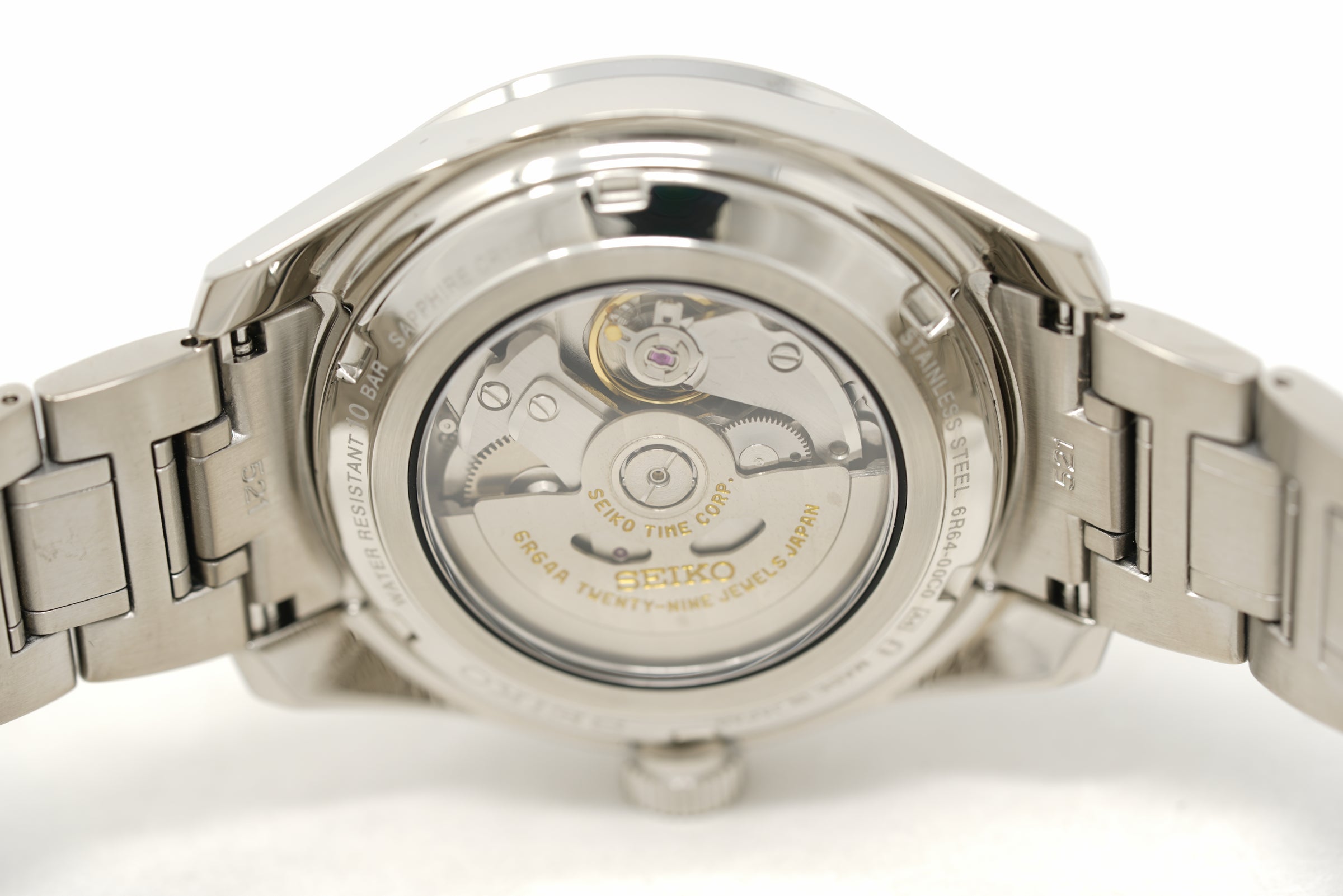 Pre-Owned Seiko Presage Sharp-Edged Series GMT SPB221