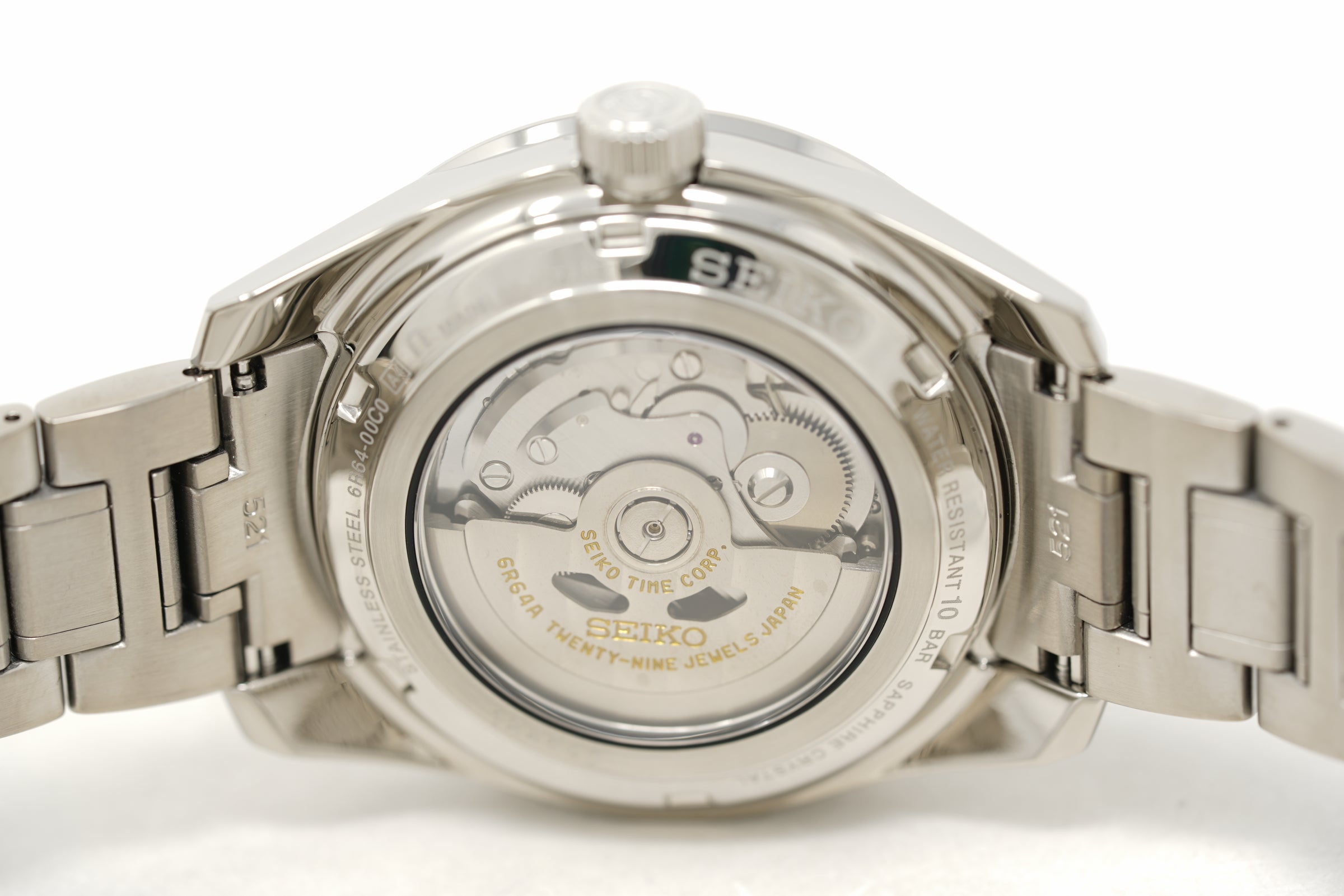 Pre-Owned Seiko Presage Sharp-Edged Series GMT SPB221