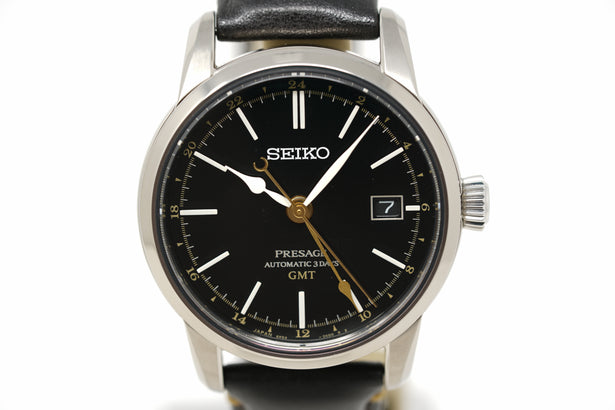 Pre-Owned Seiko Presage Craftsmanship Series Urushi Lacquer GMT SPB447