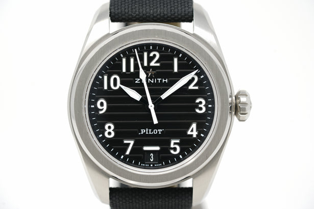 Pre-Owned Zenith Pilot Automatic 03.4000.3620/21.I001