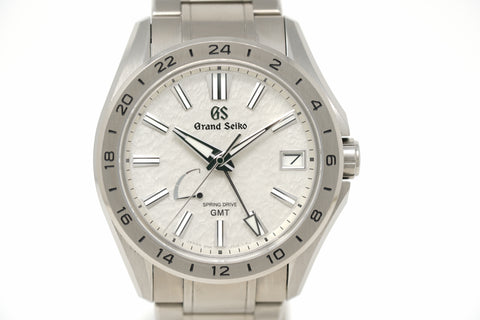 Pre-Owned Grand Seiko Evolution 9 Spring Drive GMT 'Mistflake' SBGE285