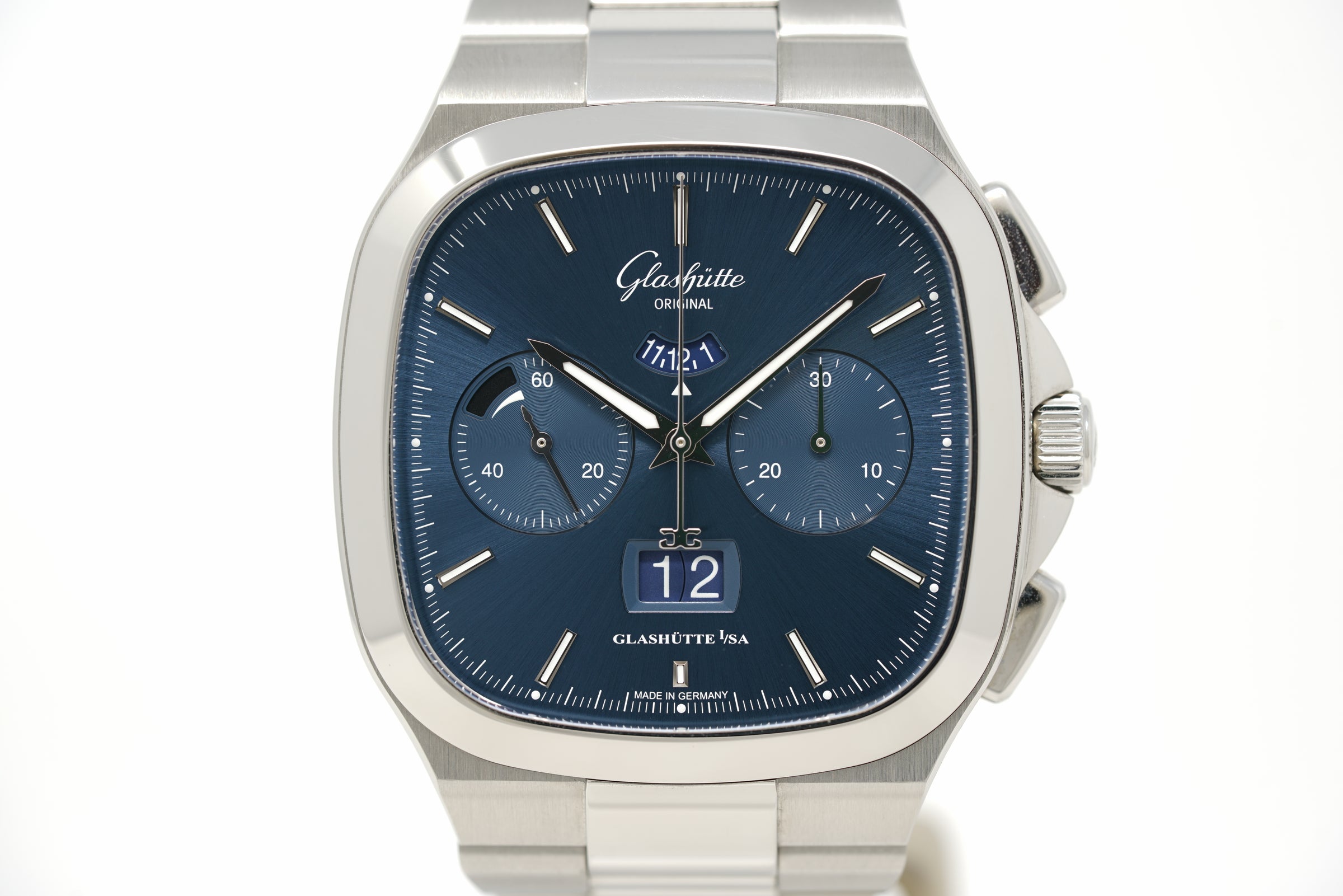 Pre-Owned Glashütte Original Seventies Chronograph Panorama Date 1-37-02-08-02-70