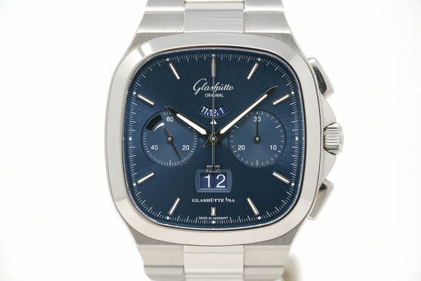 Pre-Owned Glashütte Original Seventies Chronograph Panorama Date 1-37-02-08-02-70