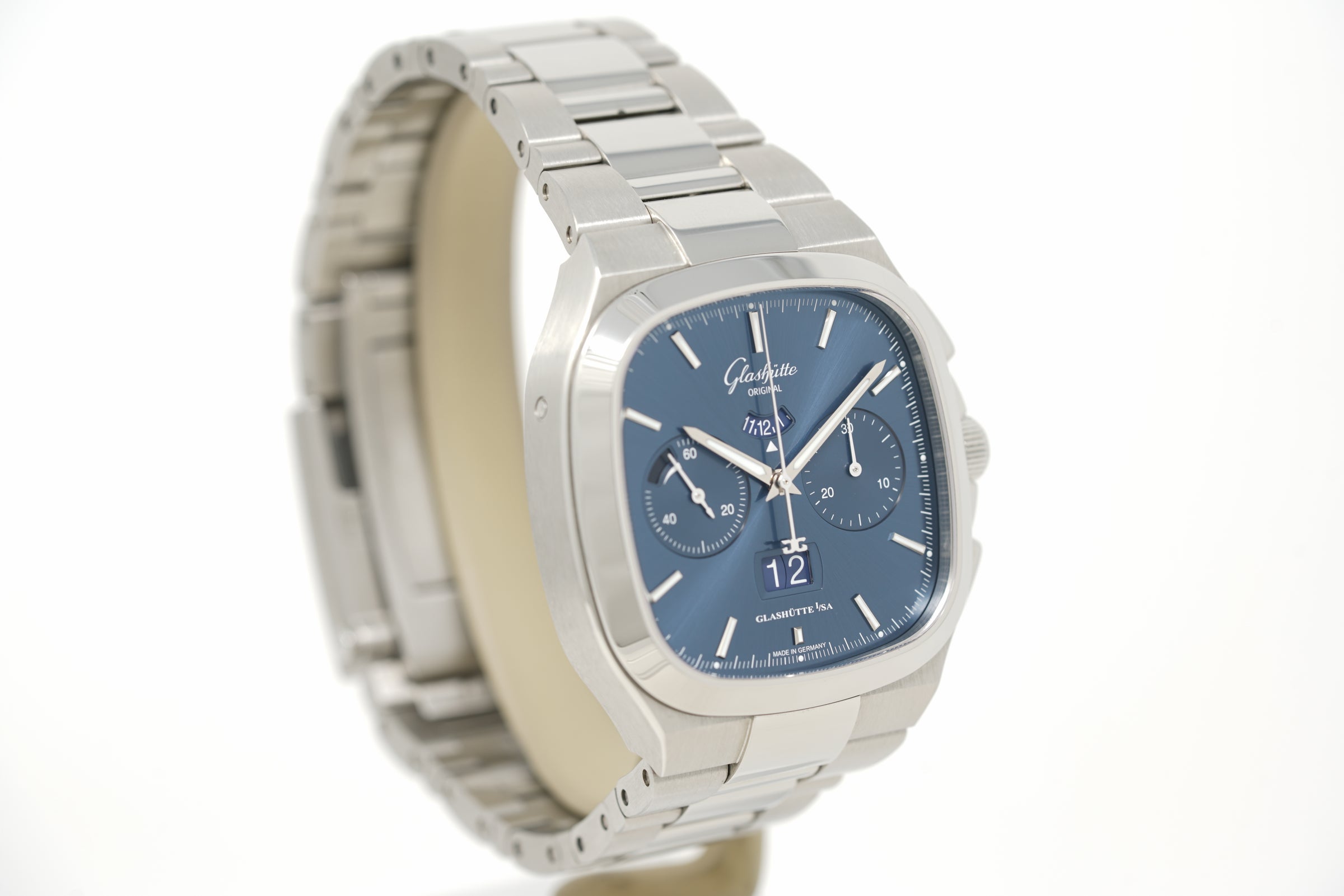 Pre-Owned Glashütte Original Seventies Chronograph Panorama Date 1-37-02-08-02-70