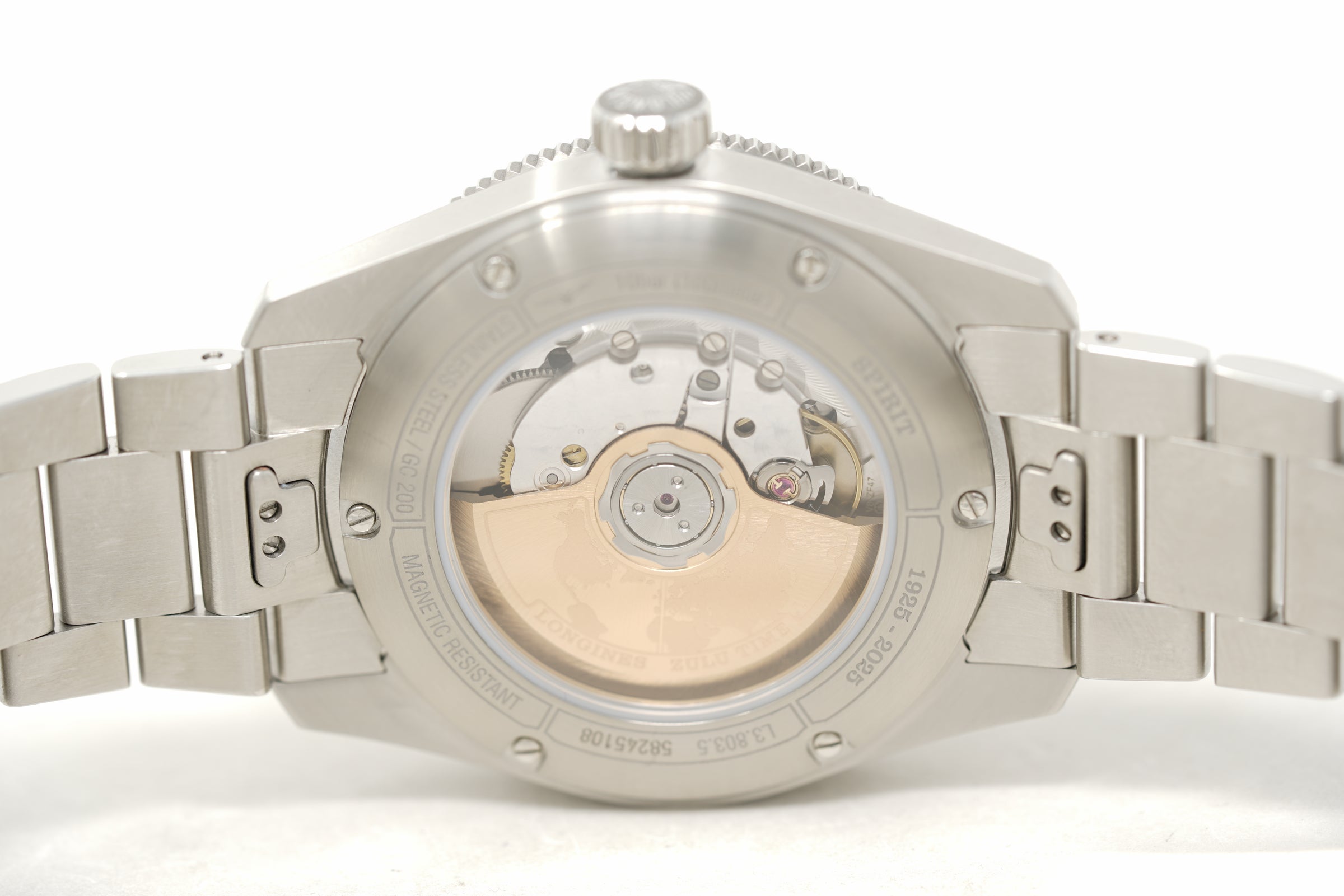 Pre-Owned Longines Spirit Zulu Time 1925 L3.803.5.53.6