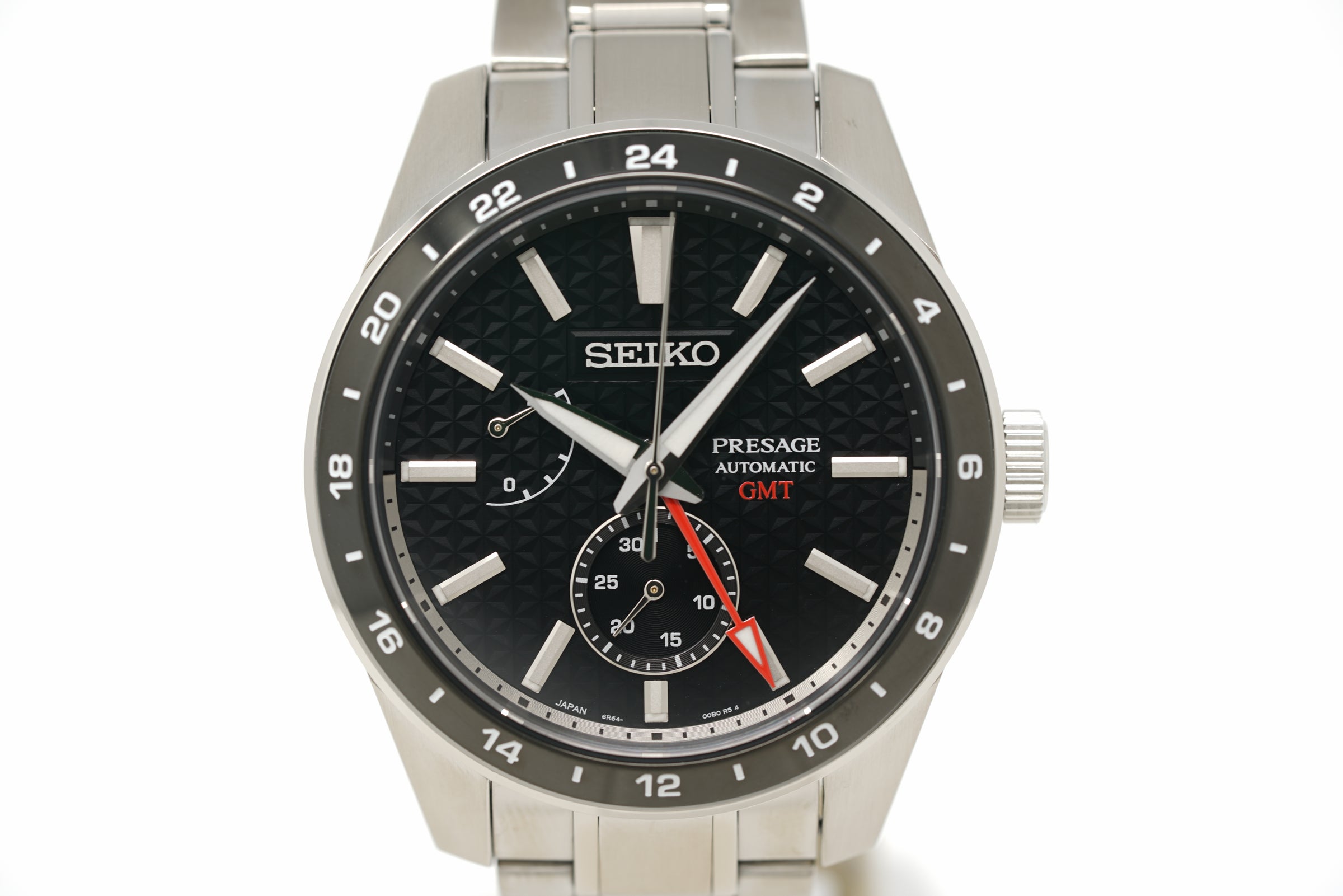 Pre-Owned Seiko Presage Sharp-Edged Series GMT SPB221