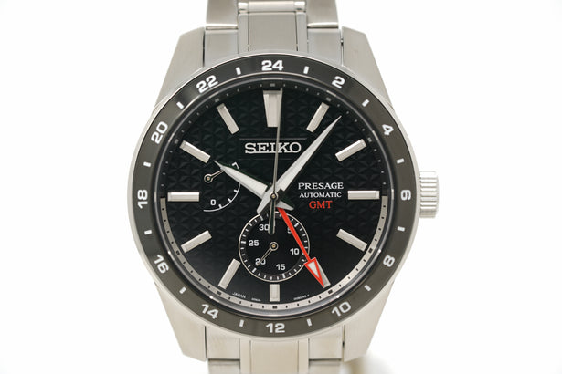 Pre-Owned Seiko Presage Sharp-Edged Series GMT SPB221