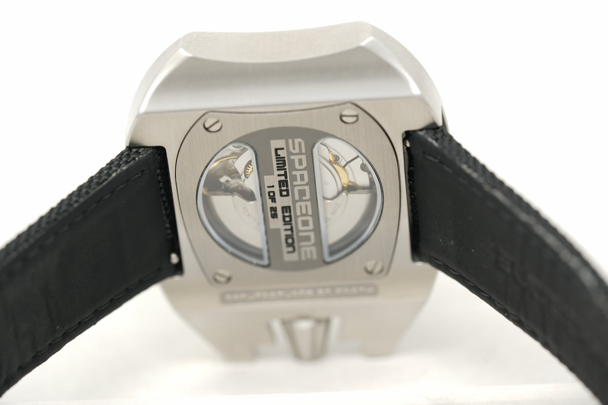 Pre-Owned SpaceOne Jumping Hour Steel Special Showroom Purple Edition