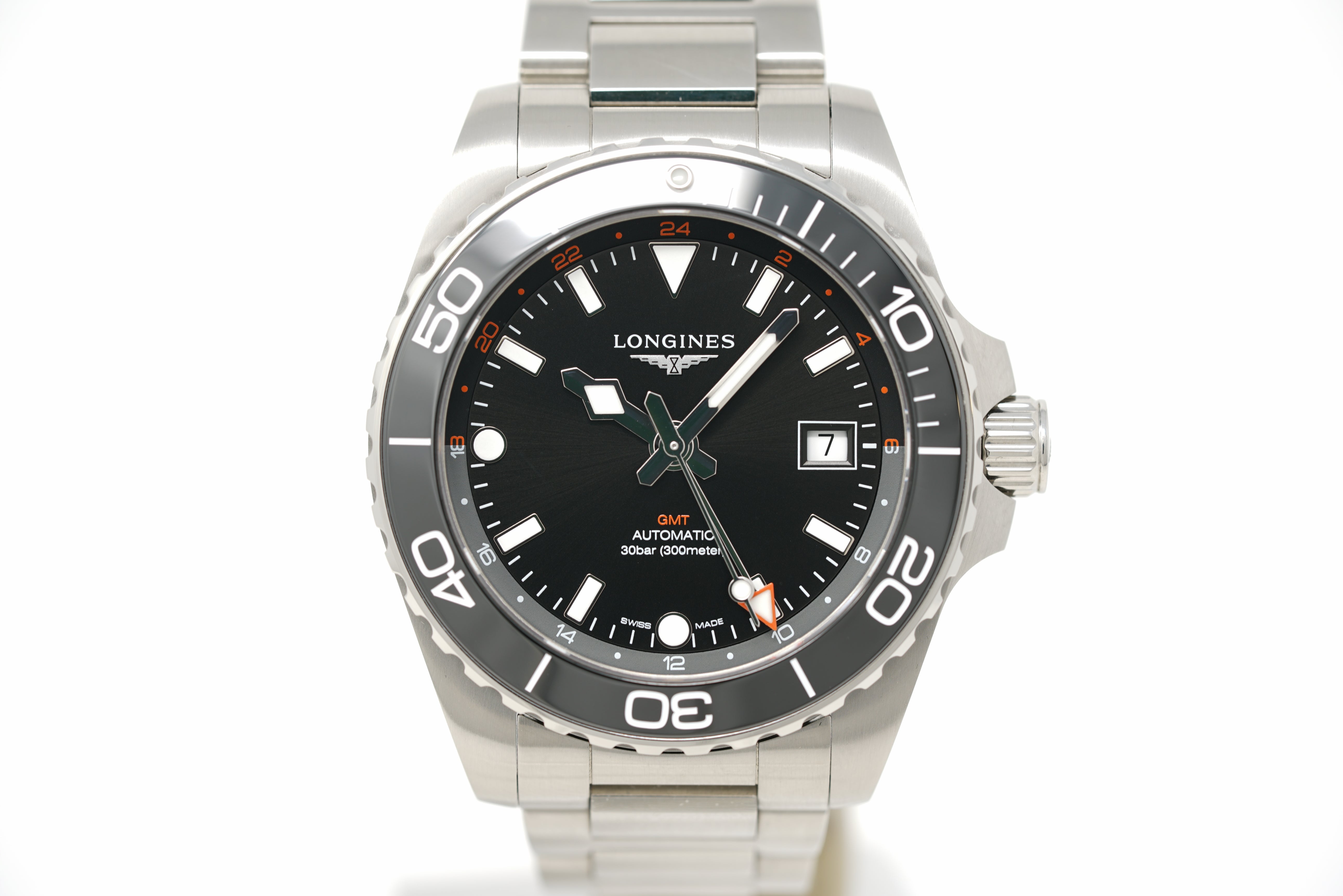 Pre-Owned Longines HydroConquest GMT L3.790.4.56.6 – Topper Fine