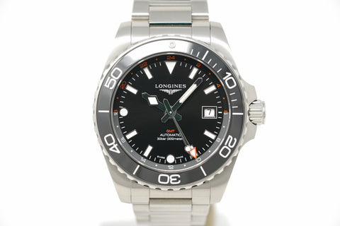 Pre-Owned Longines HydroConquest GMT L3.790.4.56.6