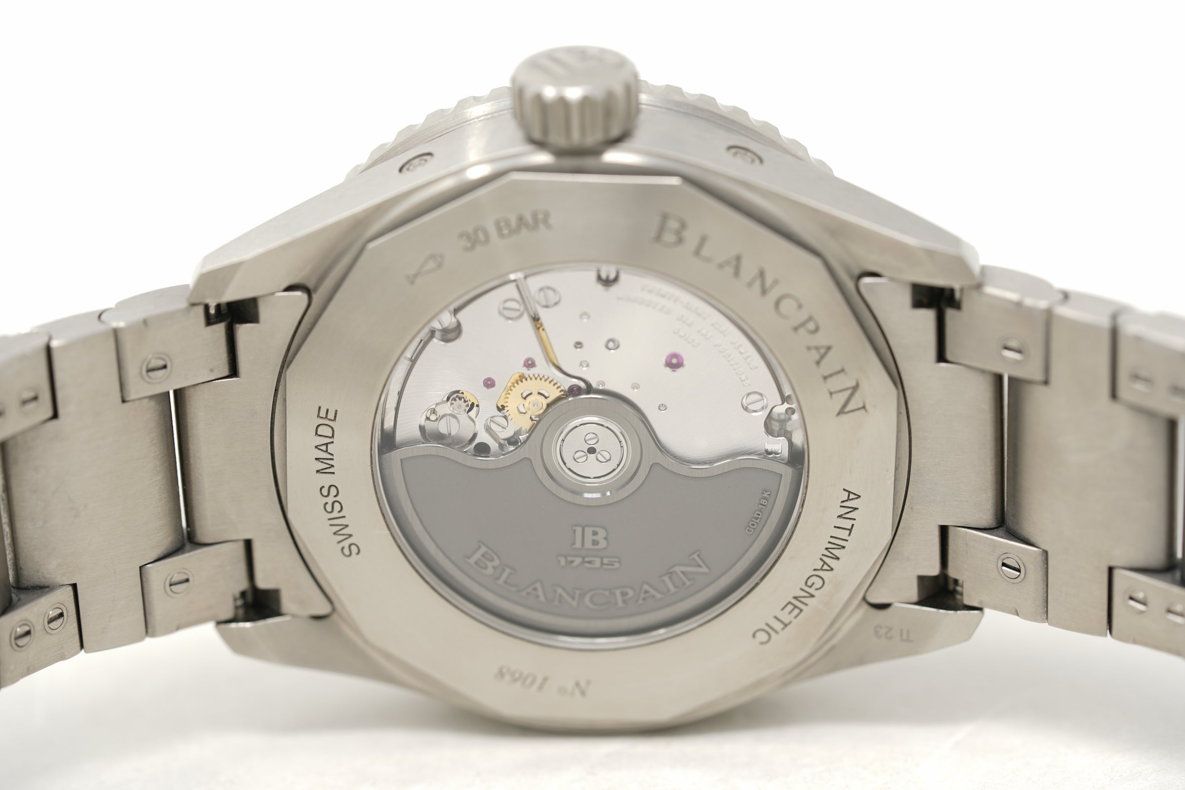 Pre-Owned Blancpain Bathyscaphe Quantième Complet Phases de Lune 5054 1210 98S