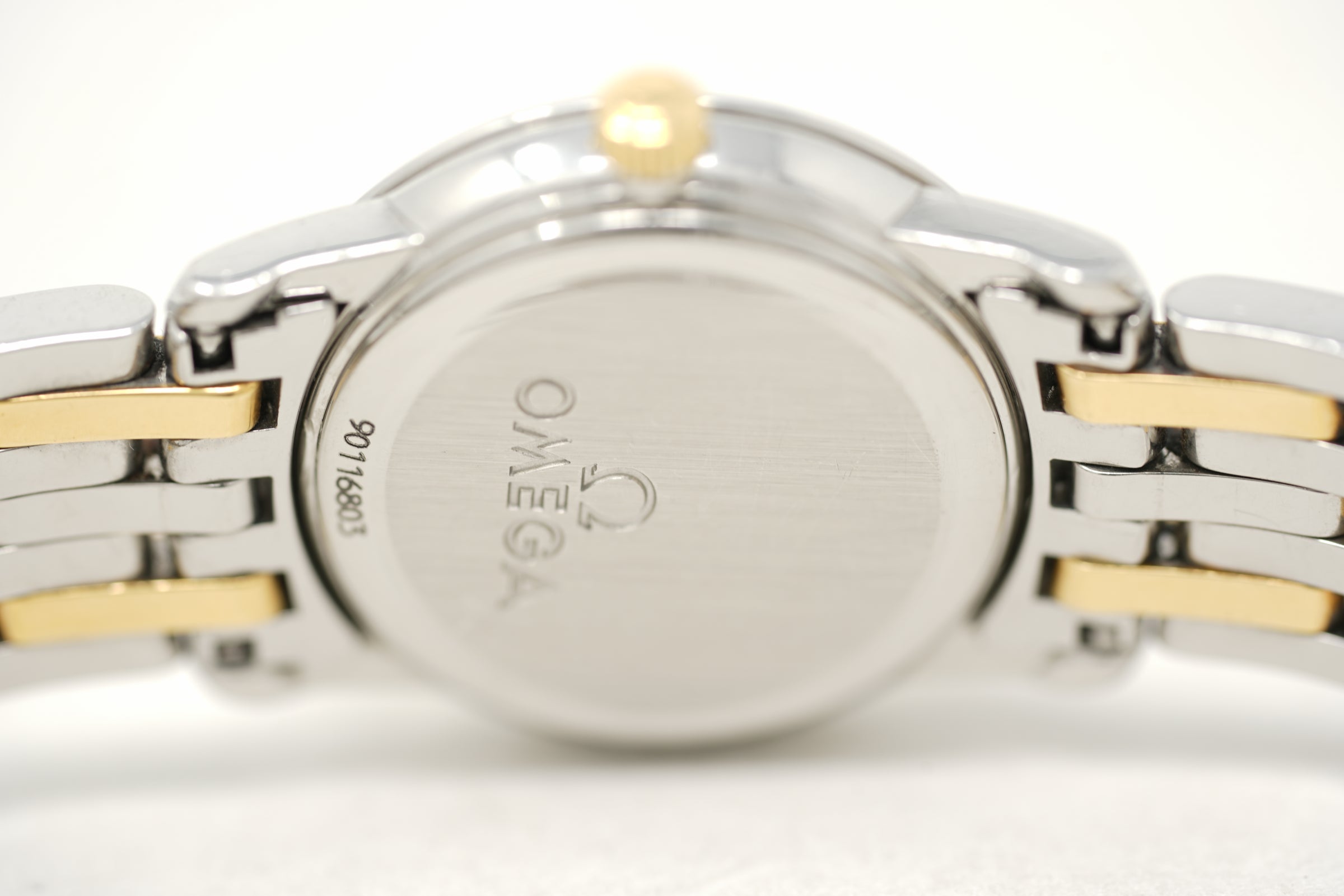 Pre-Owned Omega Prestige De Ville Steel & Yellow Gold 4370.71.00