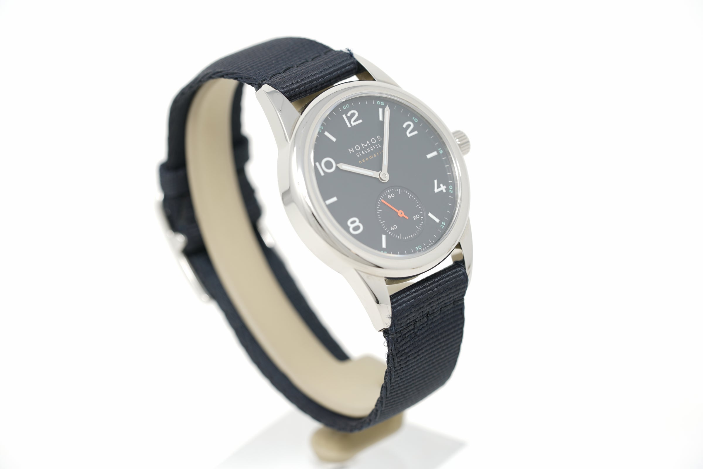 Pre-Owned Nomos Glashütte Club Automatic Date Atlantic 776
