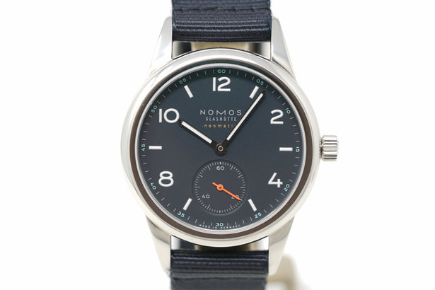 Pre-Owned Nomos Glashütte Club Automatic Date Atlantic 776