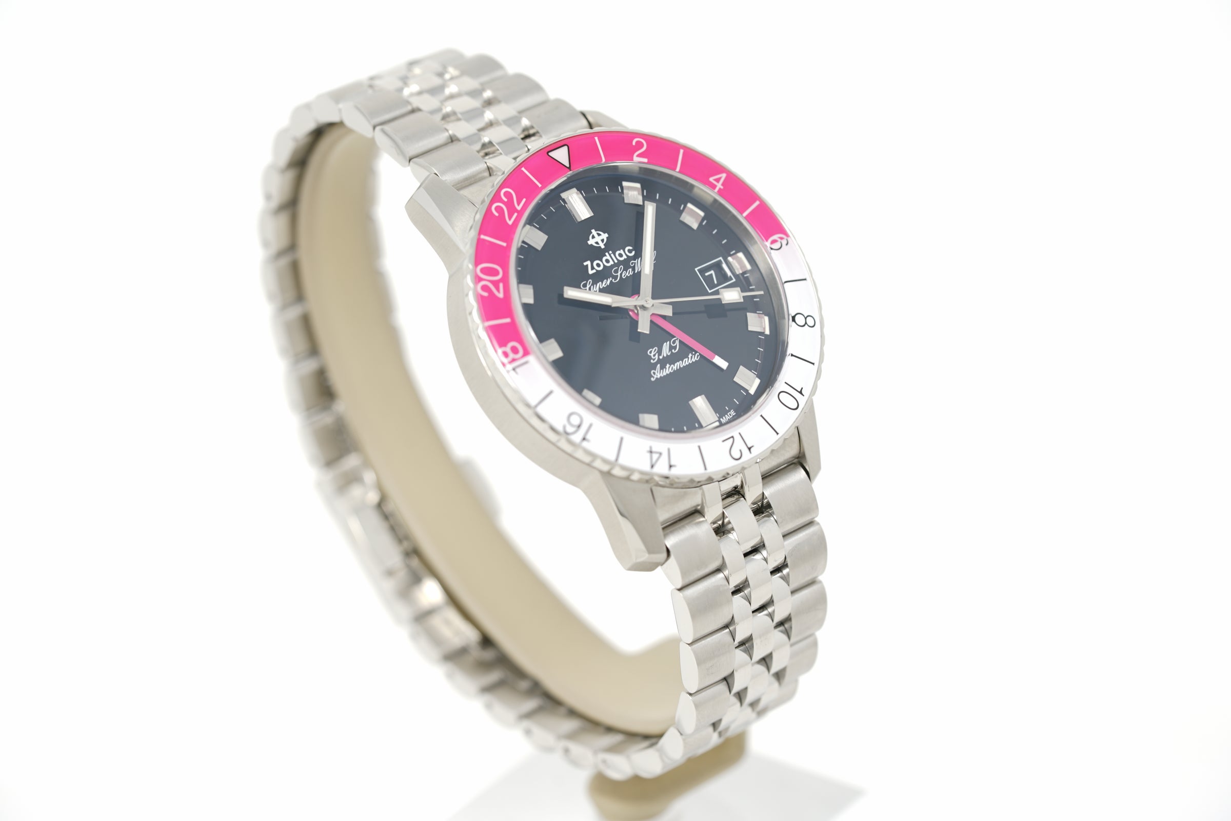 Pre-Owned Zodiac Super Sea Wolf GMT Automatic ZO9416