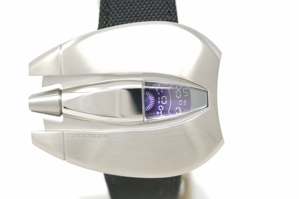 Pre-Owned SpaceOne Jumping Hour Steel Special Showroom Purple Edition
