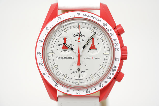 Pre-Owned Swatch x Omega MoonSwatch Mission to Mars SO33R100
