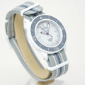 Pre-Owned Swatch x Blancpain Scuba Fifty Fathoms Antarctic Ocean SO35S100