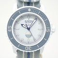 Pre-Owned Swatch x Blancpain Scuba Fifty Fathoms Antarctic Ocean SO35S100