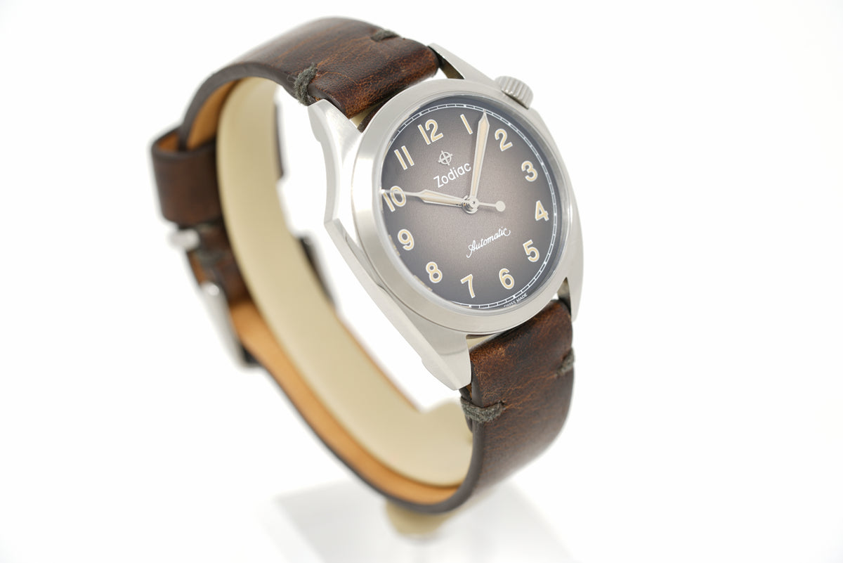 Pre-Owned Zodiac x Worn & Wound Olympos Military Edition ZO9710