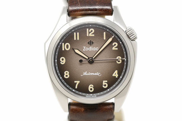 Pre-Owned Zodiac x Worn & Wound Olympos Military Edition ZO9710