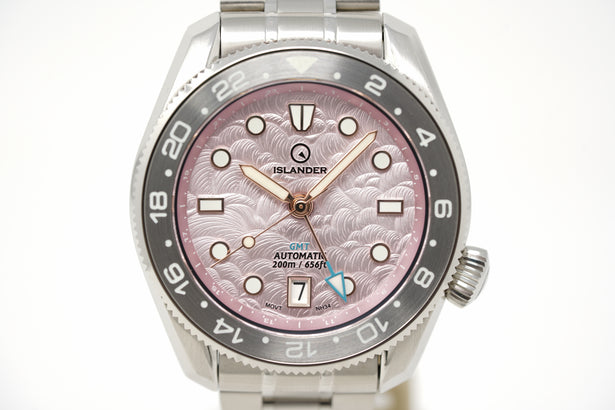 Pre-Owned Islander JFK Automatic GMT Cherry Blossom ISL-337